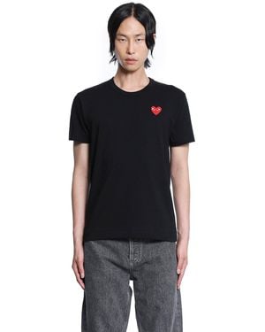 COMME DES GARÇONS PLAY Signature Heart T-shirt - Black