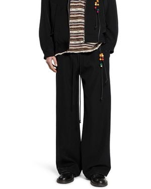 Song For The Mute Relaxed Lounge Pants - Black