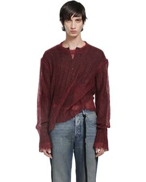 Ann Demeulemeester Levar Jumper - Red