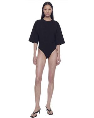 NVL-GARDE Oversized T-Shirt Bodysuit - Blue