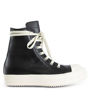 Rick Owens Concordians Jumbolaced Trainers - Black