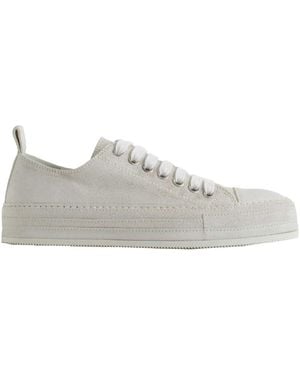 Ann Demeulemeester Crosta Painted Gert Low-Top Sneakers - White