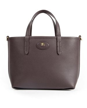 Burberry Mini Reversible Bloomsbury Tote Bag - Purple