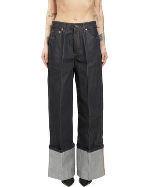Givenchy Raw Turn-Up Jeans - Black