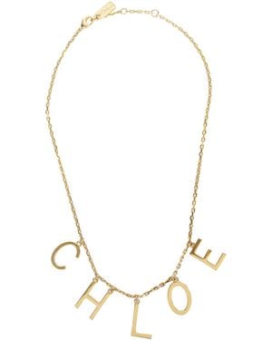 Chloé The Letters Necklace - Metallic