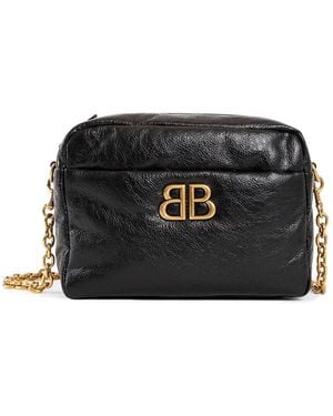 Balenciaga Monaco Xs Camera Bag - Black