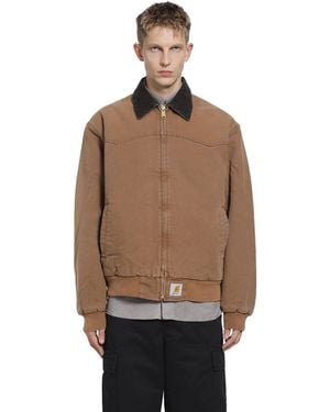 Carhartt Og Santa Fe Jacket - Brown