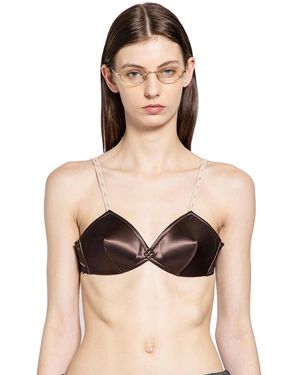 Miu Miu Satin Bra - Black