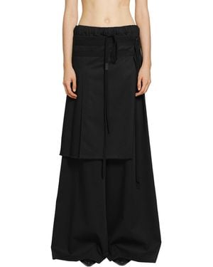 Ann Demeulemeester Marke Apron Lounge Pants - Black
