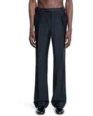 Prada Mohair Wool Trousers - Blue
