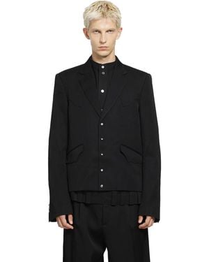 Enfants Riches Deprimes Western Perfect Blazer - Black