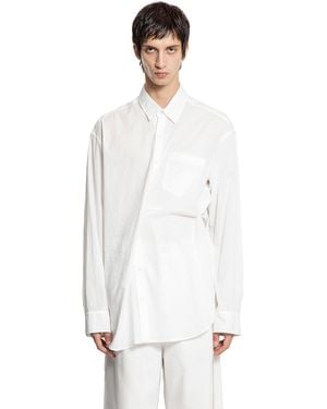 Ann Demeulemeester Mark High Comfort Pocket Shirt - White