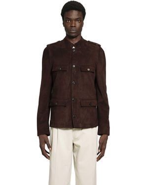 Prada Suede Jacket - Brown
