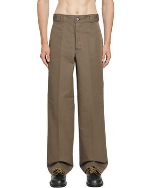 Prada Technical Canvas Trousers - Brown