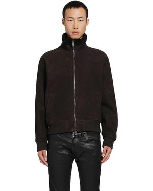 Giorgio Brato Zip-Up Leather Jacket - Black