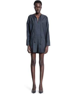 Gucci Wool Mini Jumpsuit - Blue