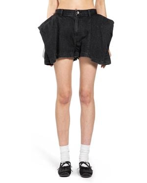 Sacai Denim Shorts - Black