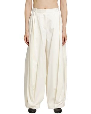The Row Faustine Trousers - Natural