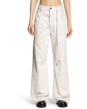 Ann Demeulemeester Claire 5 Pocket Jeans - Natural