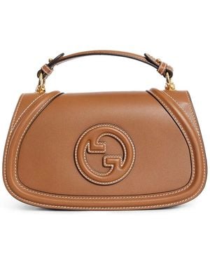 Gucci Blondie Medium Top Handle Bag - Brown