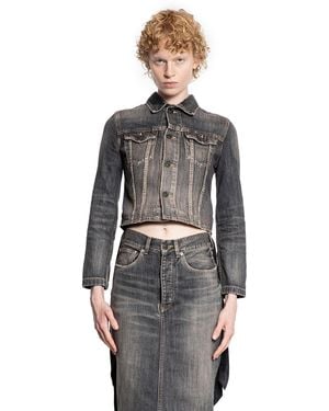 Balenciaga Lace-Up Jacket - Gray