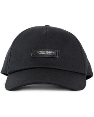 Moncler Genius Frgmt Collaboration Gabardine Baseball Cap - Black