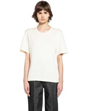 Lemaire Rib T-Shirt - White