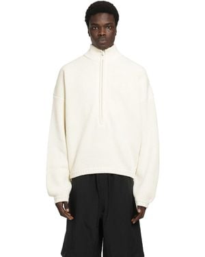 Fear Of God Zip-Up Jumper - White