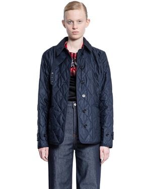 Burberry Quilted Thermoregulated Jacket - Blue