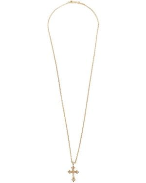 Emanuele Bicocchi Cross Small Necklace - Metallic