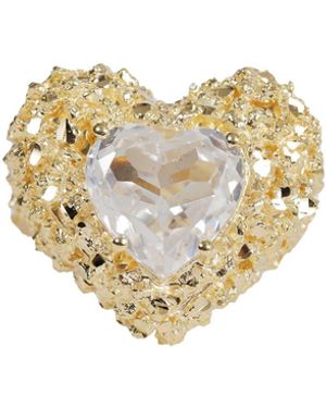 Veneda Carter Heart Cut Ring - Metallic