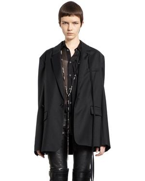 Ann Demeulemeester Blazers - Black