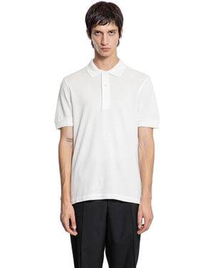 Tom Ford Lyocell Piqué Polo Shirt - White