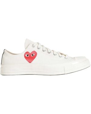 COMME DES GARÇONS PLAY Small Heart Low Top Trainers - Pink