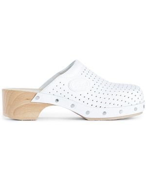 Balenciaga Mules - White