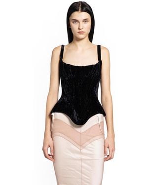 Dilara Findikoglu Shield Corset - Black