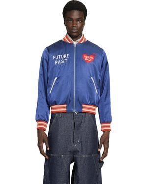 Human Made Satin Jacket - Blue