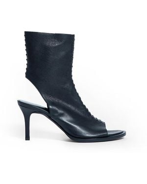 Ann Demeulemeester Elvy Mid Heeled Ankle Boots - Blue