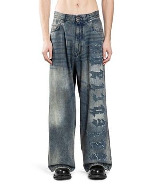 Balenciaga Minimal Baggy Jeans - Blue