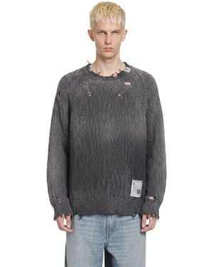 Maison Mihara Yasuhiro Sun Faded Like Jumper - Purple