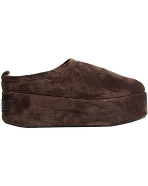 Balenciaga Alaska Soft Platform Mules - Brown