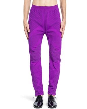 Prada Re-Nylon Jacquard Leggings - Purple