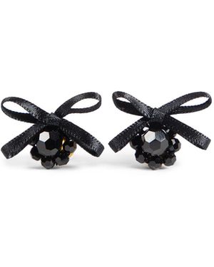 Simone Rocha Stud Earrings - Black