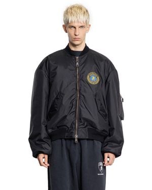 Balenciaga Uniform Bomber Jacket Large Fit - Black