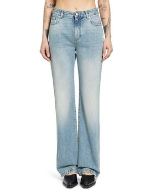 McQueen Straight Leg Jeans - Blue