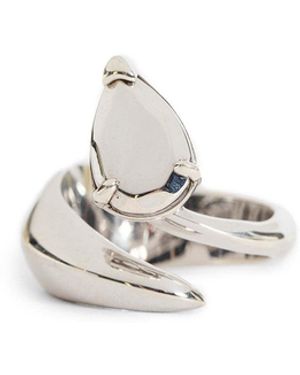 ALAN CROCETTI Hard Alien Ring - White
