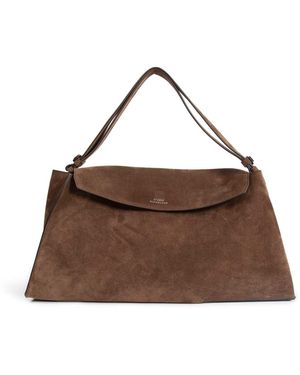 Studio Nicholson Shiboru Suede Shoulder Bag - Brown