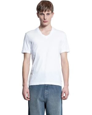 James Perse Short Sleeve V-Neck T-Shirt - White