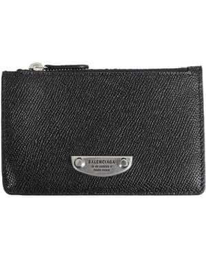 Balenciaga Le City Uptown Long Coin And Card Holder - Black