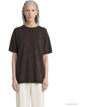 TOTEME Knit Tee - Black